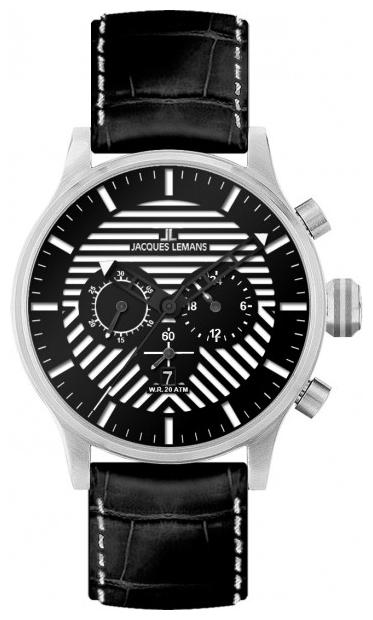 Jacques Lemans 1-1795A wrist watches for men - 1 picture, photo, image