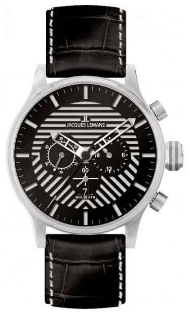Jacques Lemans 1-1795D wrist watches for men - 1 photo, image, picture