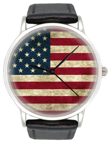 Kawaii Factory Amerikanskij flag wrist watches for unisex - 1 picture, image, photo