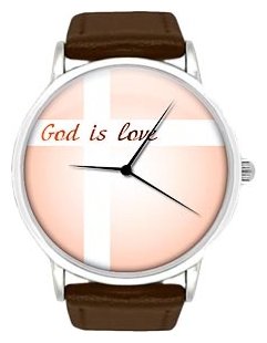 Kawaii Factory God is love 1 wrist watches for unisex - 1 image, photo, picture