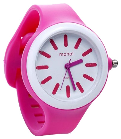 Kawaii Factory Monol plastic (rozovye) wrist watches for women - 1 photo, image, picture