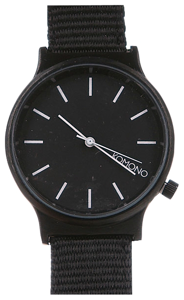 KOMONO Wizard Heritage Series Black/White wrist watches for unisex - 1 picture, photo, image