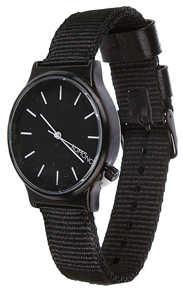 KOMONO Wizard Heritage Series Black/White wrist watches for unisex - 2 picture, photo, image