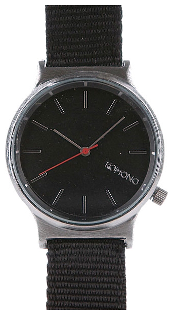 KOMONO Wizard Heritage Series Silver/Black wrist watches for men - 1 picture, image, photo
