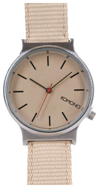 KOMONO Wizard Heritage Series Silver/Desert wrist watches for men - 1 picture, photo, image