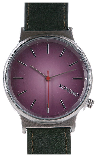 KOMONO Wizard Silver/Gradient/Plum wrist watches for men - 1 image, picture, photo
