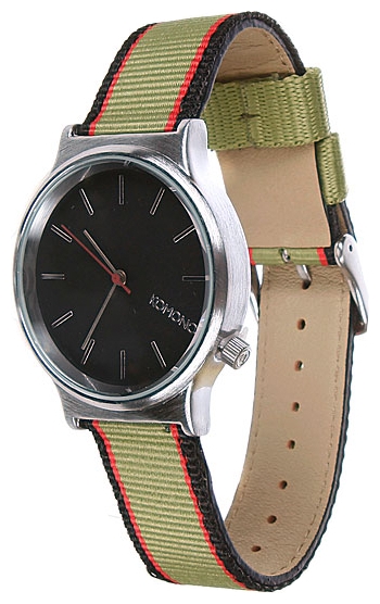 KOMONO Wizard Three Tone Series Silver/Sage/Green wrist watches for unisex - 2 image, picture, photo