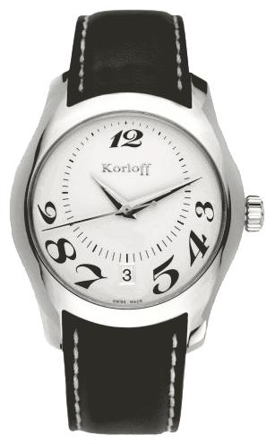 Korloff CQK42/1NB wrist watches for men - 1 image, picture, photo