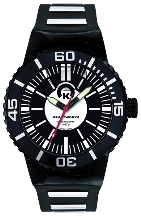Kraftworxs KW-D1000-8W2/BK wrist watches for unisex - 1 photo, picture, image