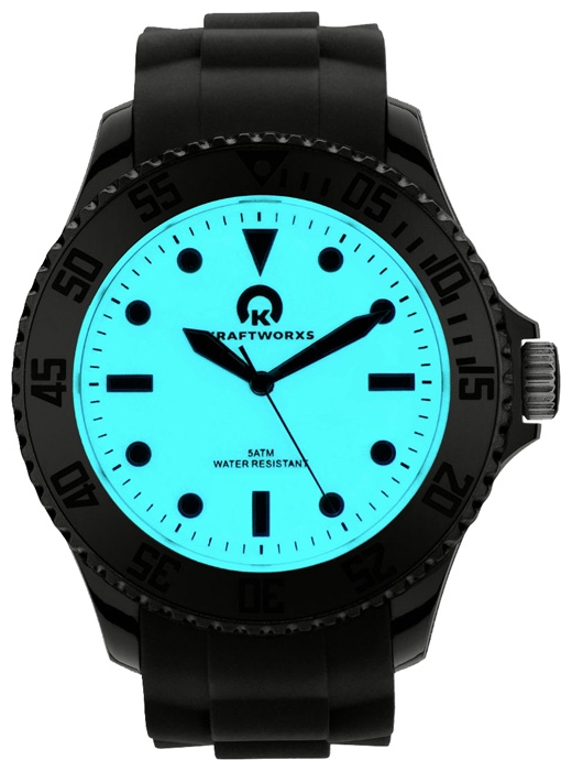 Kraftworxs KW-S-15BK wrist watches for unisex - 2 photo, image, picture