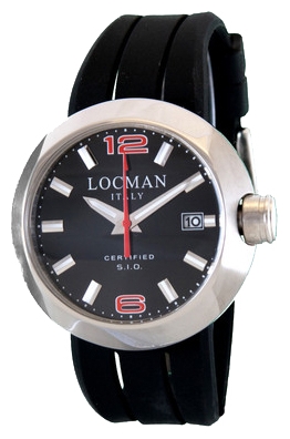 LOCMAN 042200BKNRD0SIKRSK wrist watches for men - 1 photo, picture, image