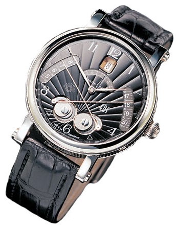 Martin Braun 42 Black wrist watches for men - 1 photo, picture, image