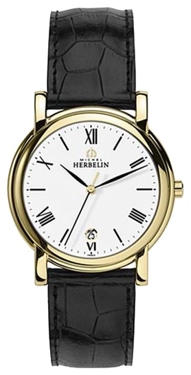 Michel Herbelin 12243-P01SM wrist watches for men - 1 photo, image, picture