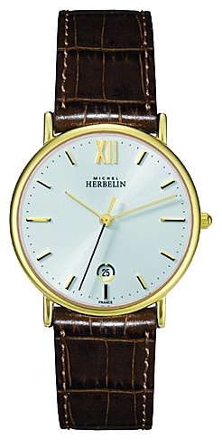 Michel Herbelin 12443-P11GOSM wrist watches for men - 1 photo, image, picture