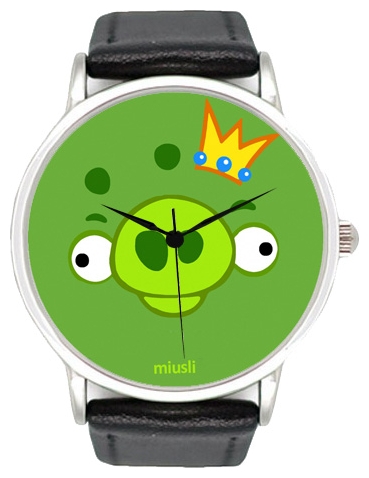 Miusli Angry birds Pig wrist watches for unisex - 1 picture, image, photo