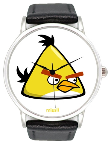 Miusli Angry birds Yellow wrist watches for unisex - 1 picture, photo, image