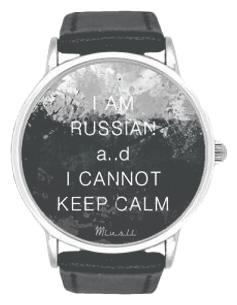 Miusli Keep calm wrist watches for men - 1 picture, image, photo