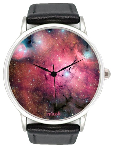 Miusli Kosmos black wrist watches for unisex - 1 picture, image, photo