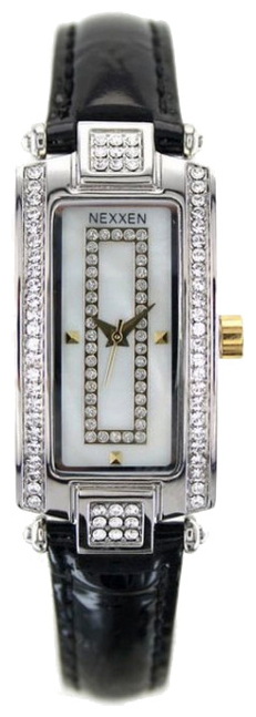 Nexxen NE12501CL 2T/SIL/BLK wrist watches for women - 1 photo, picture, image