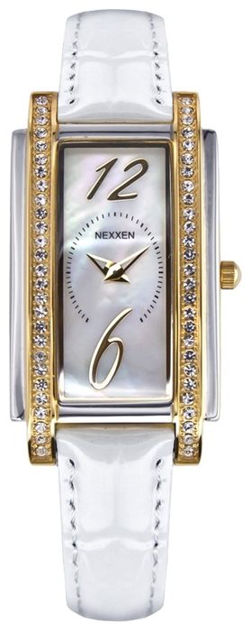 Nexxen NE12503CL 2T/SIL/WHT wrist watches for women - 1 photo, picture, image