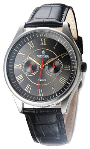 Nexxen NE12801M 2T/BLK/BLK wrist watches for men - 1 photo, picture, image