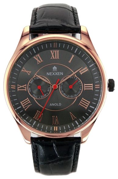 Nexxen NE12801M RG/BLK/BLK wrist watches for men - 1 photo, image, picture