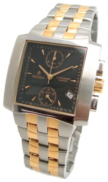 Nexxen NE5901CHM 2T/BLK wrist watches for men - 1 image, photo, picture