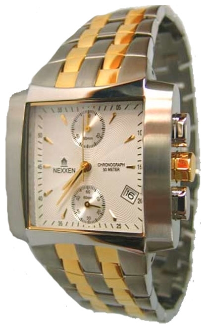 Nexxen NE5901CHM 2T/SIL wrist watches for men - 1 photo, image, picture