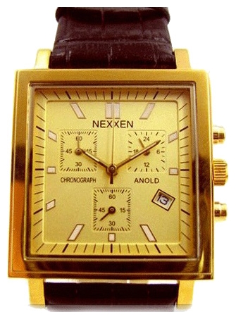 Nexxen NE6902CHM GP/S.GD/BRN wrist watches for men - 1 image, picture, photo