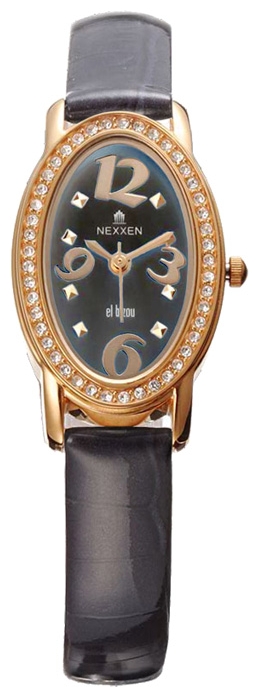 Nexxen NE7509CL RG/BLK/PEARL(MOP) wrist watches for women - 1 picture, image, photo