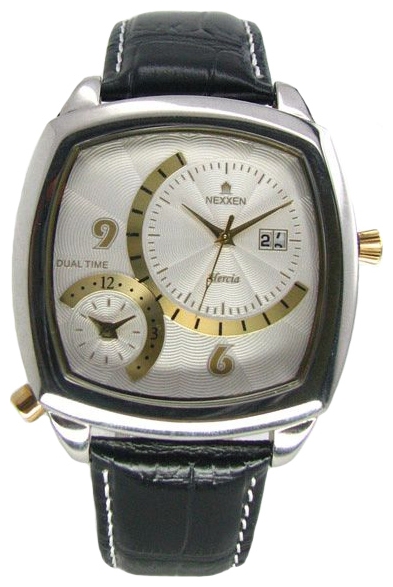 Nexxen NE8801M 2T/SIL/BLK wrist watches for men - 1 photo, picture, image