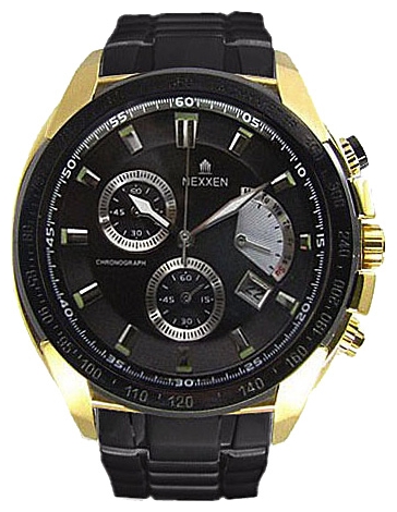 Nexxen NE8902CHM GP/BLK/BLK wrist watches for men - 1 picture, photo, image