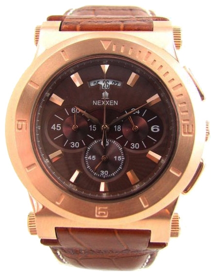 Nexxen NE8906CHM RG/CHO/BEIGE wrist watches for men - 1 picture, image, photo