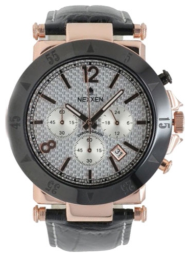 Nexxen NE8907CHM RG/SIL/BLK wrist watches for men - 1 image, photo, picture
