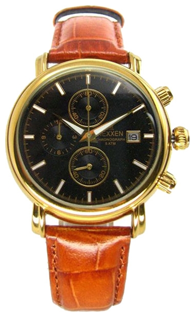 Nexxen NE8913CHM GP/BLK/BRN wrist watches for men - 1 image, photo, picture