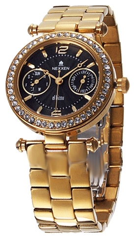 Nexxen NE9101CL GP/BLK wrist watches for women - 1 image, picture, photo