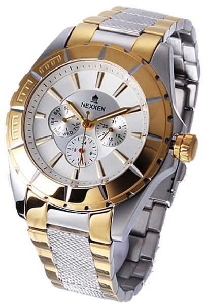 Nexxen NE9102M 2T/SIL wrist watches for men - 1 photo, image, picture