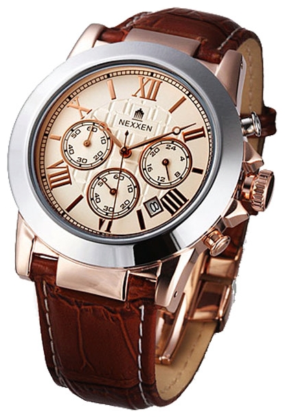 Nexxen NE9901CHM RG/PNP/SHAM/BRN wrist watches for men - 1 image, photo, picture