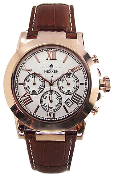 Nexxen NE9901CHM RG/RG/SIL/BRN wrist watches for men - 1 picture, photo, image