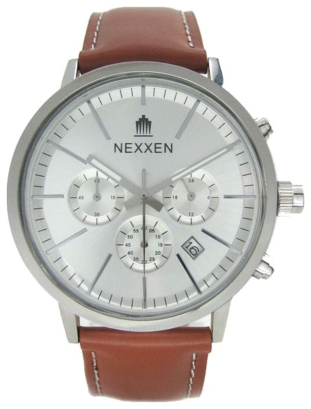 Nexxen NE9903CHM PNP/SIL/BRN wrist watches for men - 1 photo, image, picture