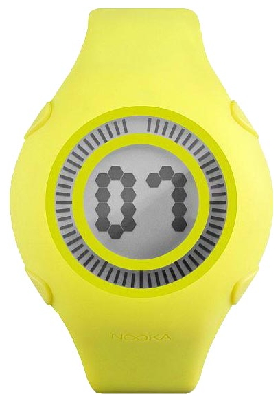 Nooka Yogurt Lime Yellow wrist watches for unisex - 1 image, picture, photo