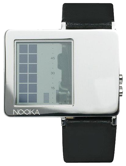Nooka Zaz Black Leather wrist watches for unisex - 1 picture, photo, image