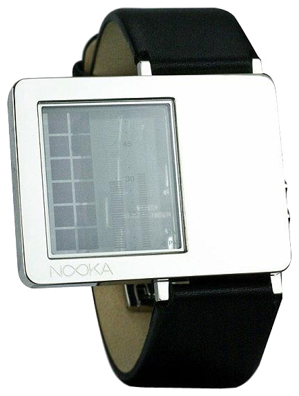 Nooka Zaz Black Leather wrist watches for unisex - 2 picture, photo, image