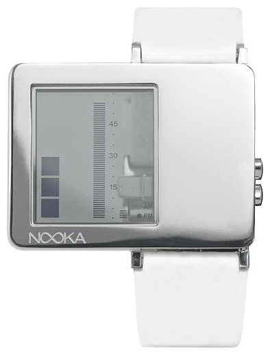 Nooka Zaz White Leather wrist watches for unisex - 1 picture, image, photo
