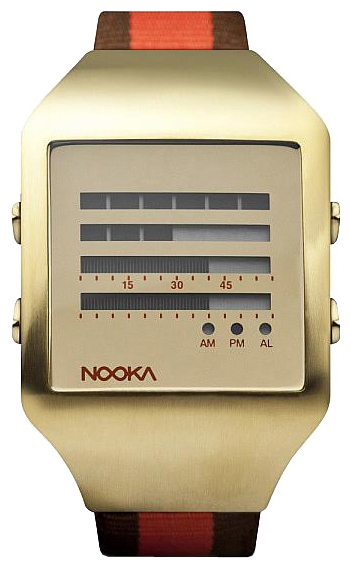 Nooka Zeel Zen-H 20 Gold wrist watches for unisex - 1 photo, image, picture