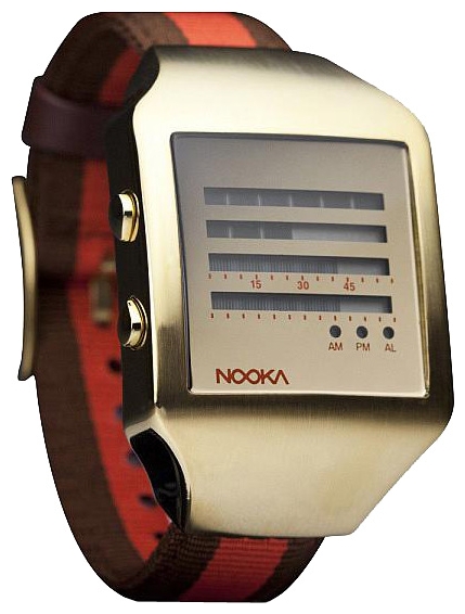 Nooka Zeel Zen-H 20 Gold wrist watches for unisex - 2 photo, image, picture