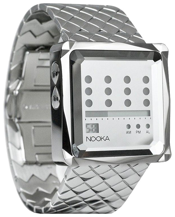 Nooka Zem Zot Mirror Steel wrist watches for unisex - 2 photo, picture, image