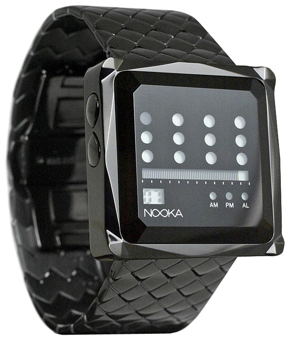 Nooka Zem Zot Night Steel wrist watches for unisex - 2 image, photo, picture