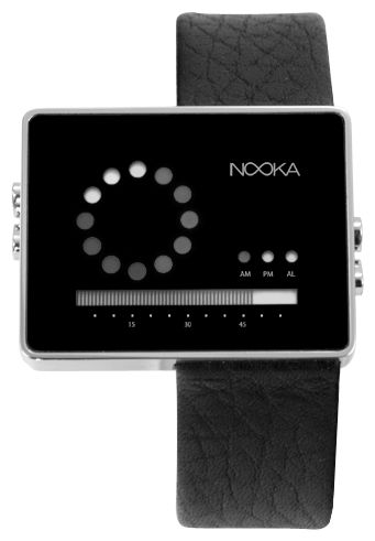 Nooka Zirc Black wrist watches for unisex - 1 picture, photo, image