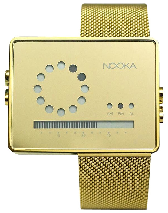 Nooka Zirc Gold wrist watches for unisex - 1 picture, photo, image